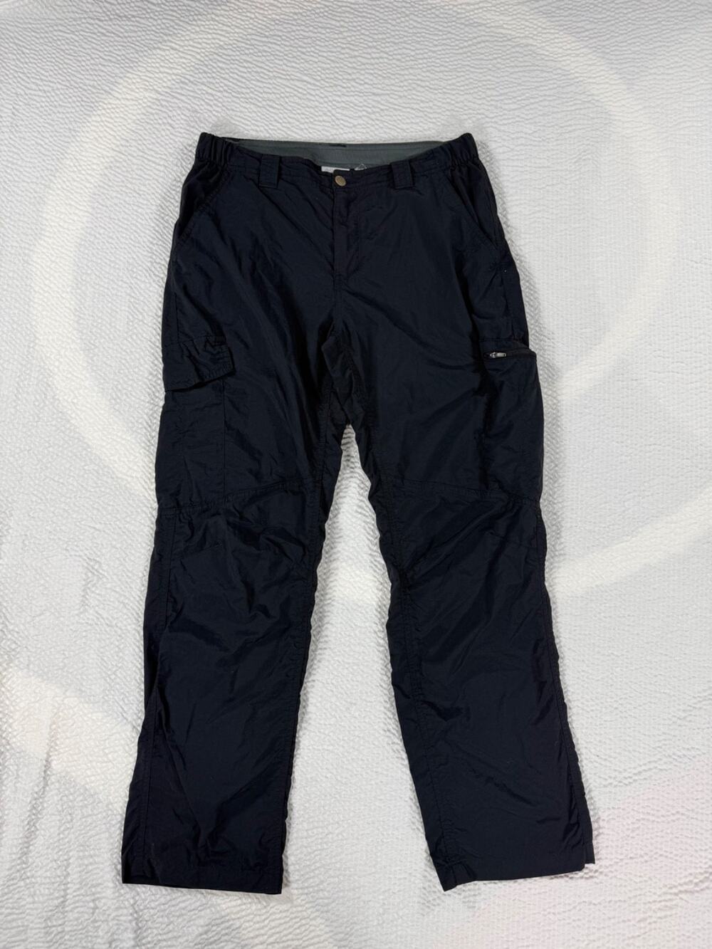 Columbia Pants Mens 32x30 Black Omni Shade Hiking Performance Sun Protection